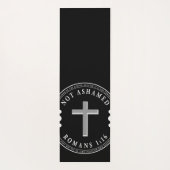 福音のキリスト教の聖句を恥じない ヨガマット (裏面)