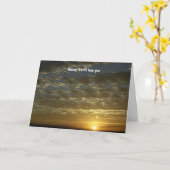 福音のメッセージが入ったクリスチャンの被収容者カード カード (黄色い花)