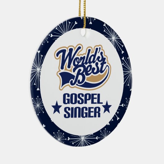 福音の歌手のギフトのオーナメント セラミックオーナメント (右)