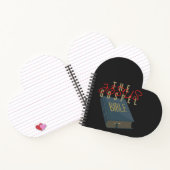 福音の聖書ハートの形をしたイエス ノートブック (内部)