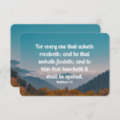 福音の記憶の詩セット – Matthew (正面/裏面)