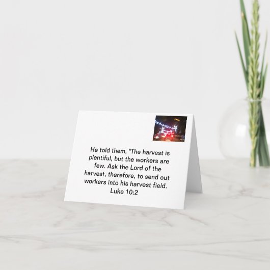 福音を共有して下さい シーズンカード (正面)