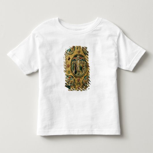 福音カバー、repousseとの金ゴールド トドラーTシャツ (正面)
