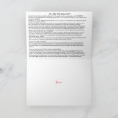 福音メッセージ付きイースターカード シーズンカード (内部)