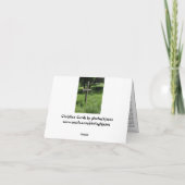 福音メッセージ付きイースターカード シーズンカード (裏面)