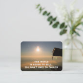 福音伝道主義の救いのポケットの形見を呼び込む 名刺 (スタンド正面)