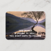 福音伝道主義の救いのポケットの形見を呼び込む 名刺 (正面)