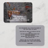 福音伝道主義の救いのポケットの形見を呼び込む 名刺 (正面/裏面)