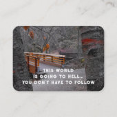 福音伝道主義の救いのポケットの形見を呼び込む 名刺 (正面)