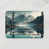 福音伝道主義の救いのポケットの形見を呼び込む 名刺 (正面)