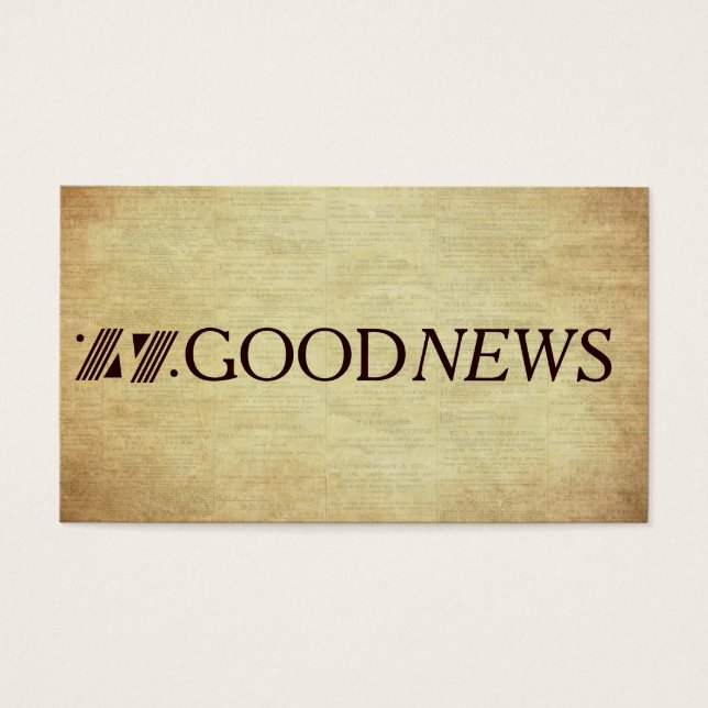 福音書の救いの道計画よいニュース (正面)