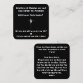 福音書カード スクエア名刺 (正面/裏面)