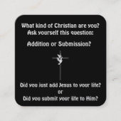 福音書カード スクエア名刺 (正面)