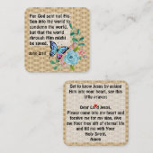 福音書カード スクエア名刺 (正面/裏面)