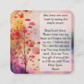 福音書カード スクエア名刺 (裏面)