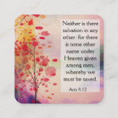 福音書カード スクエア名刺 (正面)