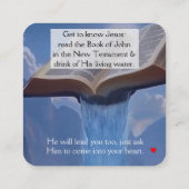 福音書カード スクエア名刺 (裏面)