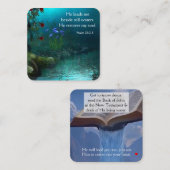 福音書カード スクエア名刺 (正面/裏面)