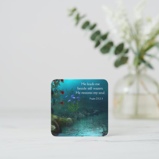 福音書カード スクエア名刺 (スタンド正面)