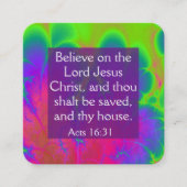 福音書カード スクエア名刺 (正面)