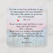 福音書カード スクエア名刺 (裏面)