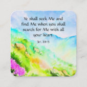 福音書カード スクエア名刺 (正面)