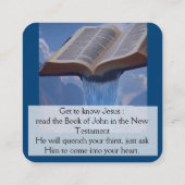 福音書カード スクエア名刺 (裏面)
