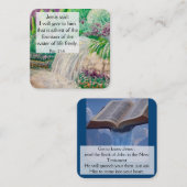 福音書カード スクエア名刺 (正面/裏面)