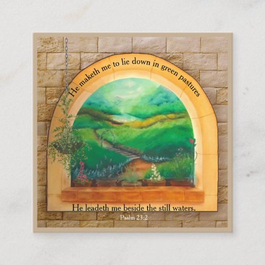 福音書カード スクエア名刺 (正面)