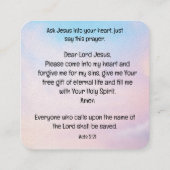 福音書カード スクエア名刺 (裏面)