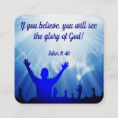 福音書カード スクエア名刺 (正面)