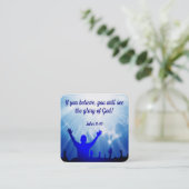 福音書カード スクエア名刺 (スタンド正面)