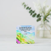 福音書カード スクエア名刺 (スタンド正面)