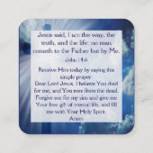 福音書カード スクエア名刺 (裏面)