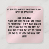 福音書カード スクエア名刺 (裏面)