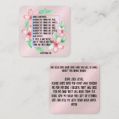 福音書カード スクエア名刺 (正面/裏面)