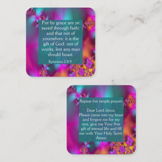 福音書カード スクエア名刺 (正面/裏面)