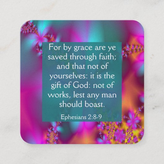 福音書カード スクエア名刺 (正面)