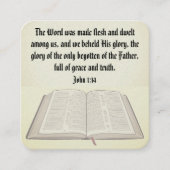 福音書カード スクエア名刺 (正面)