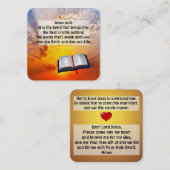 福音書カード スクエア名刺 (正面/裏面)