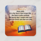 福音書カード スクエア名刺 (正面)