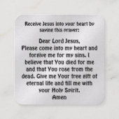 福音書カード スクエア名刺 (裏面)