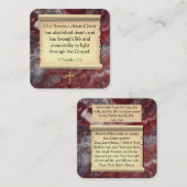 福音書カード スクエア名刺 (正面/裏面)