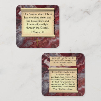 福音書カード スクエア名刺