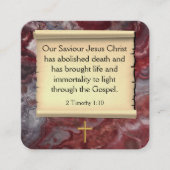 福音書カード スクエア名刺 (正面)