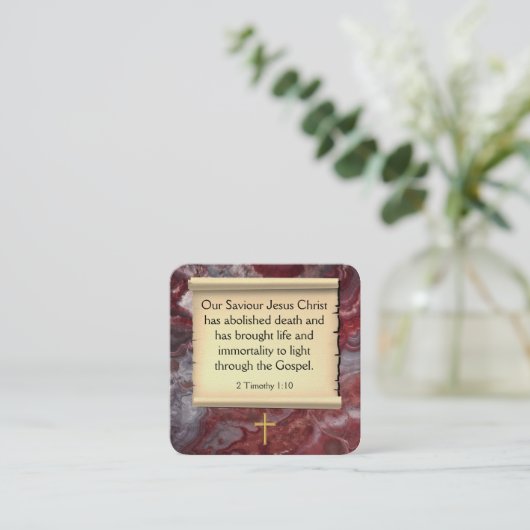 福音書カード スクエア名刺 (スタンド正面)