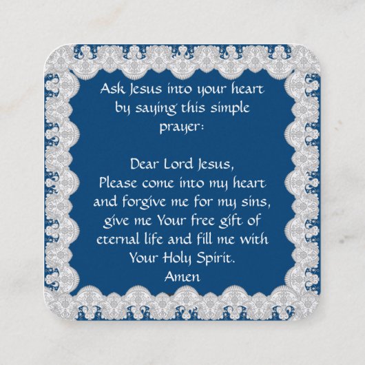 福音書カード スクエア名刺 (裏面)