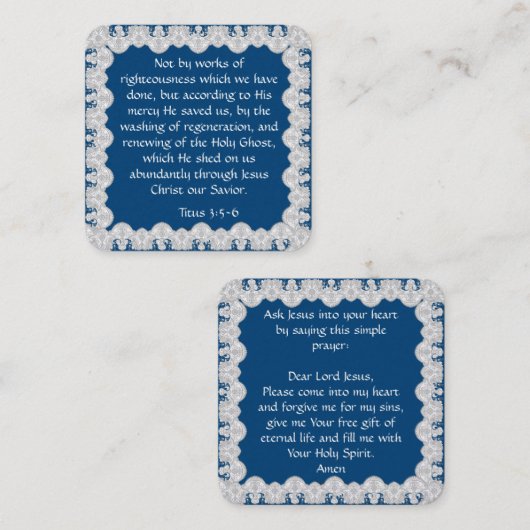 福音書カード スクエア名刺 (正面/裏面)