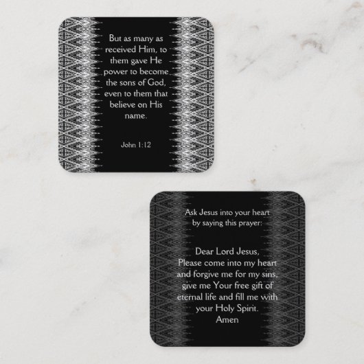 福音書カード スクエア名刺 (正面/裏面)