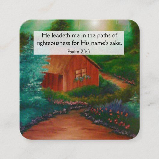 福音書カード スクエア名刺 (正面)